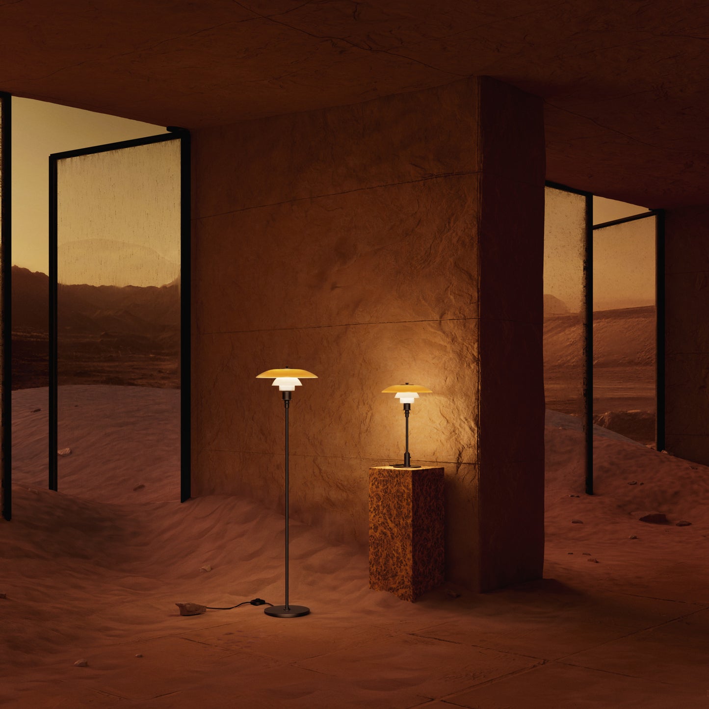 Louis Poulsen PH 3/2 Bordlampe Centenary