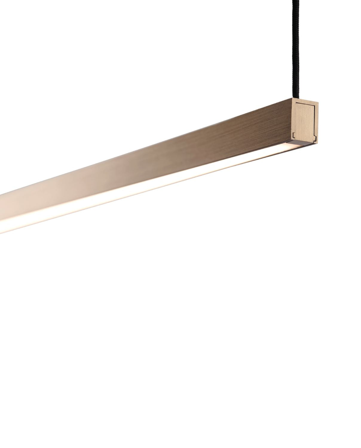 Rosegold Pendel light point stripe