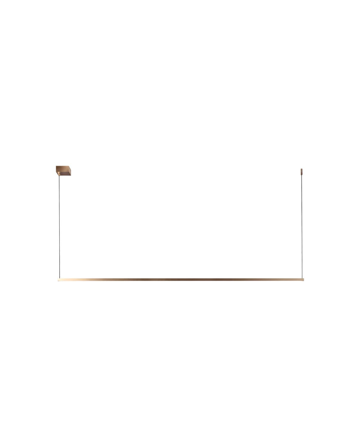 Rosegold lampe light point stripe