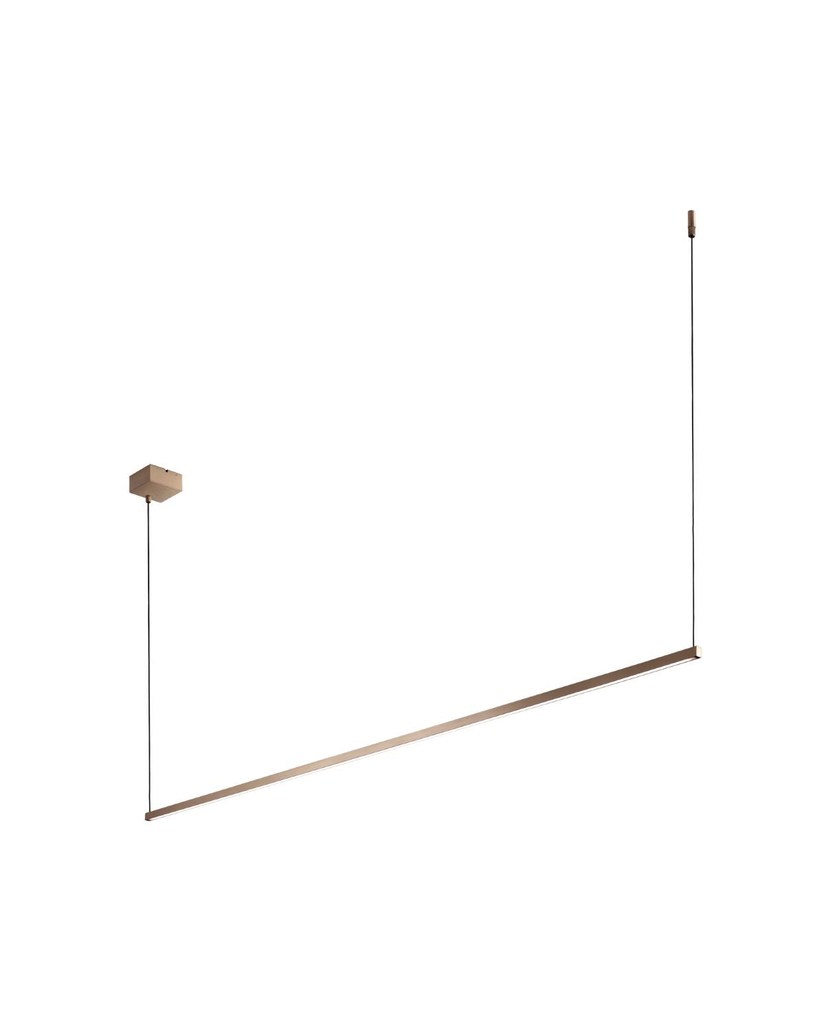 Rosegold lampe light point stripe s2000