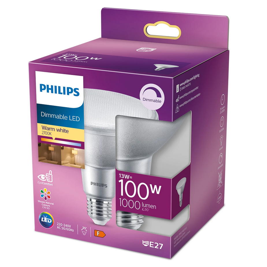 E27 PAR 38 spot pære philips