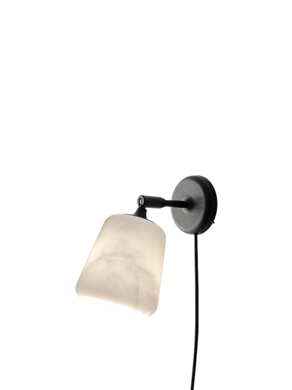 New Works Material Wall Lamp - The Black Sheep(Wh Marble/BL)