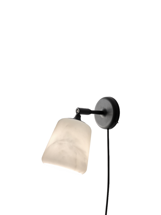 New Works Material Wall Lamp - The Black Sheep(Wh Marble/BL)