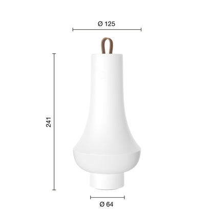 Louis Poulsen Tomoshi portable bordlampe - Hvid