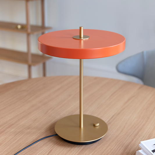 orange bordlampe umage
