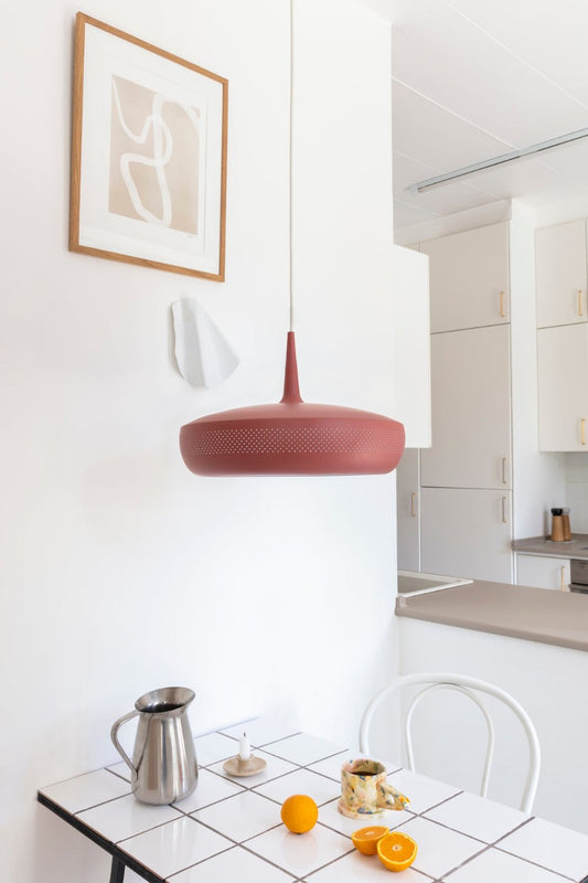rød lampe umage clava dine 
