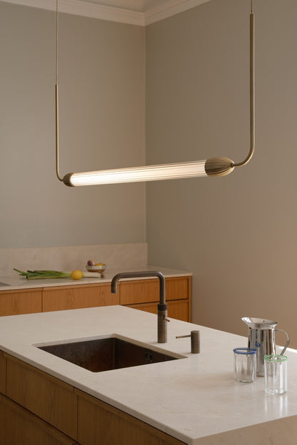 Umage Lemon Squeeze Linear pendant - messing