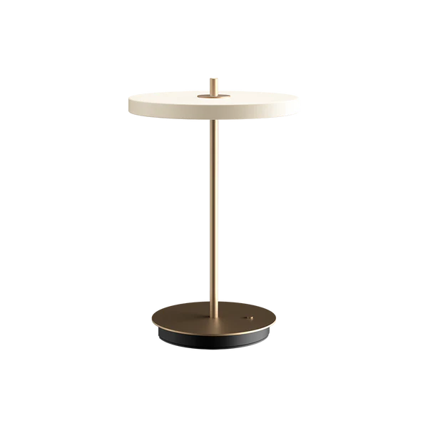 Hvid bordlampe umage asteria