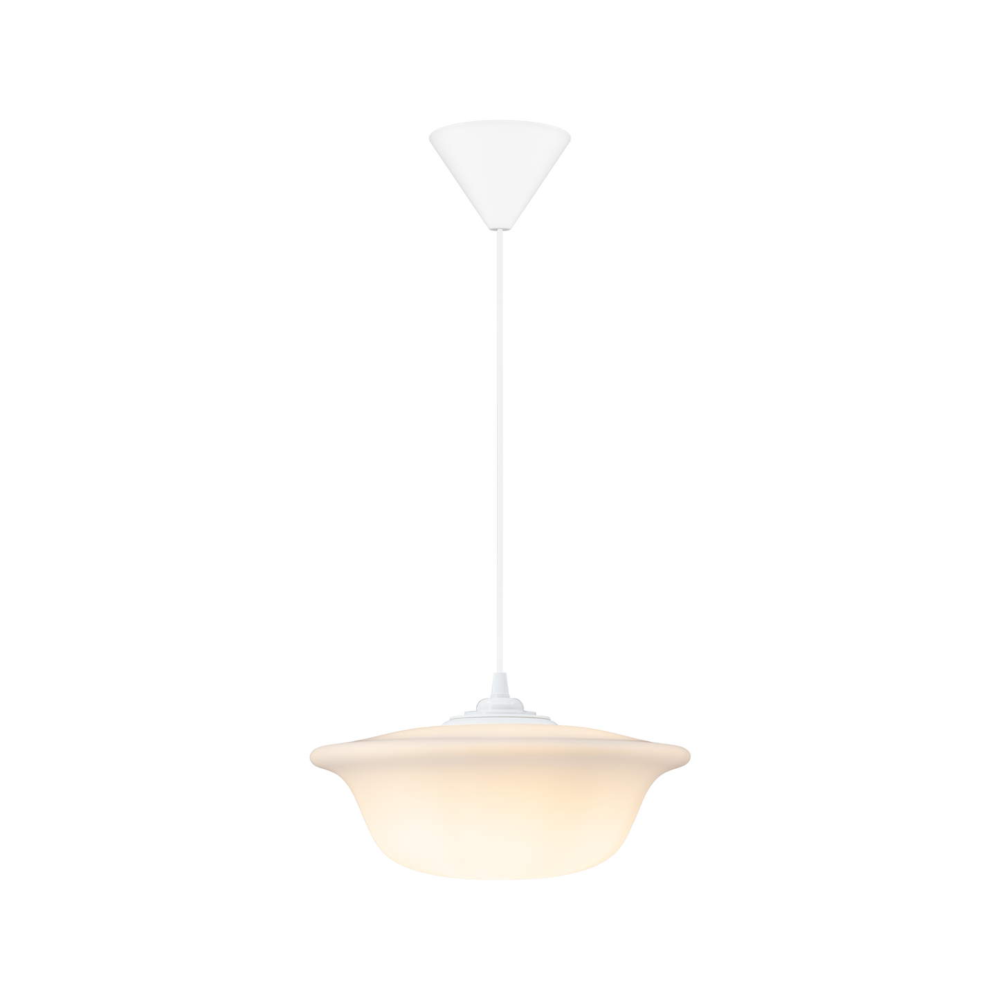 Umage Butler - hvid opal glas - lampeskærm - bord- og gulvversion