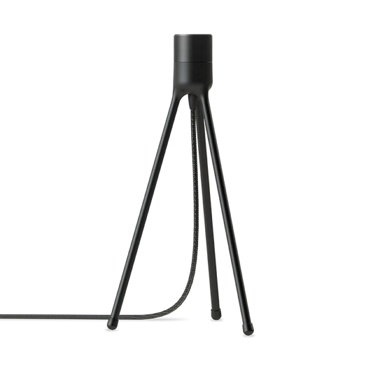 sort lampe umage tripod bordlampe