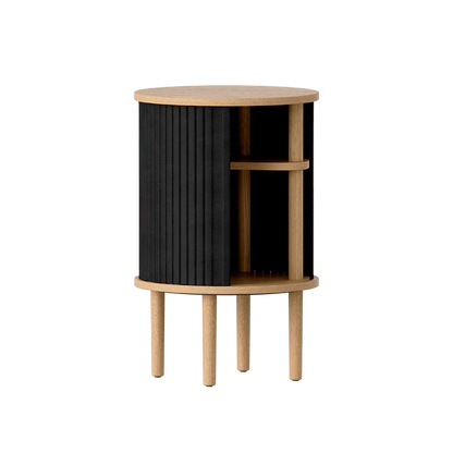 Umage sidebord med sort låge