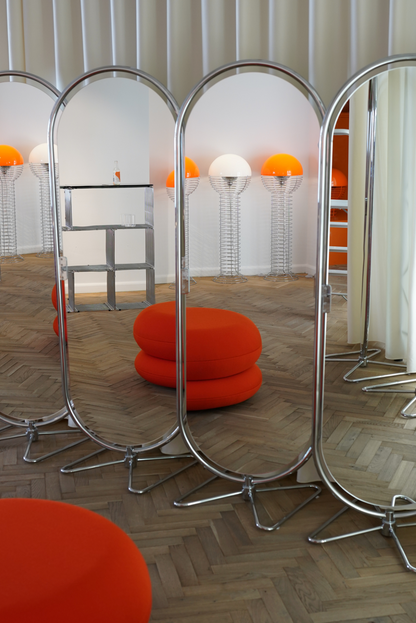 Verpan Wire gulvlampe - Orange
