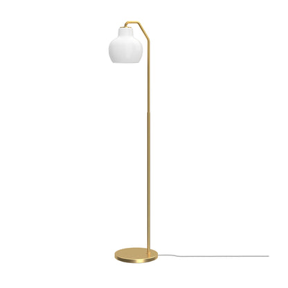 Louis Poulsen - VL Ring Crown Gulvlampe – Brass / Opal Glass