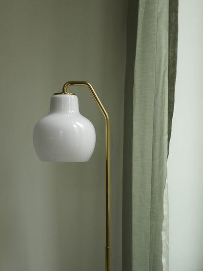 Louis Poulsen - VL Ring Crown Gulvlampe – Brass / Opal Glass