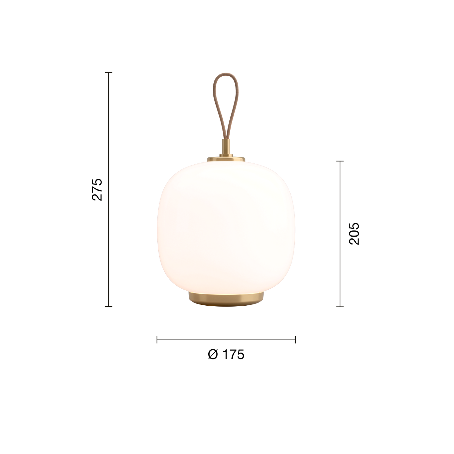 Louis Poulsen VL 45 Radiohus Genopladelig Bordlampe Messing/Rosa Glas