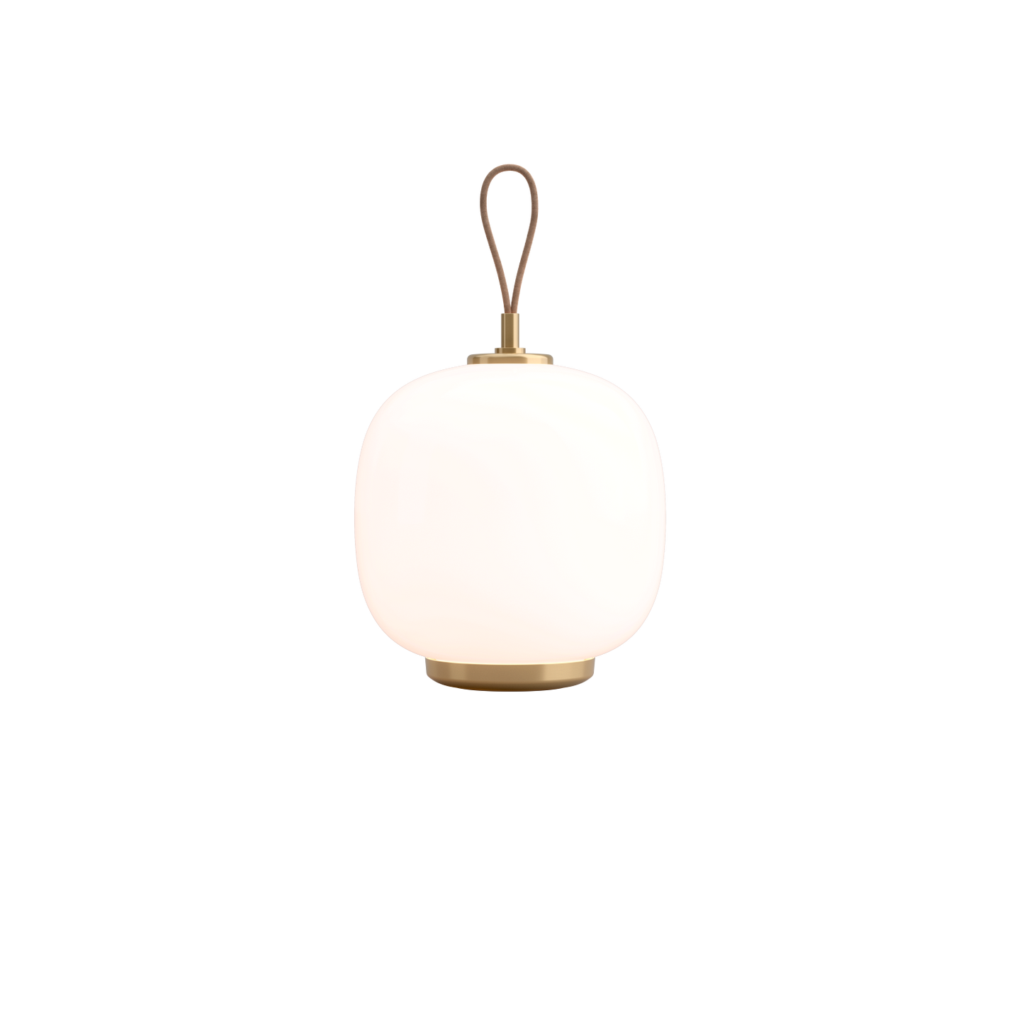 Louis Poulsen VL 45 Radiohus Genopladelig Bordlampe Messing/Rosa Glas