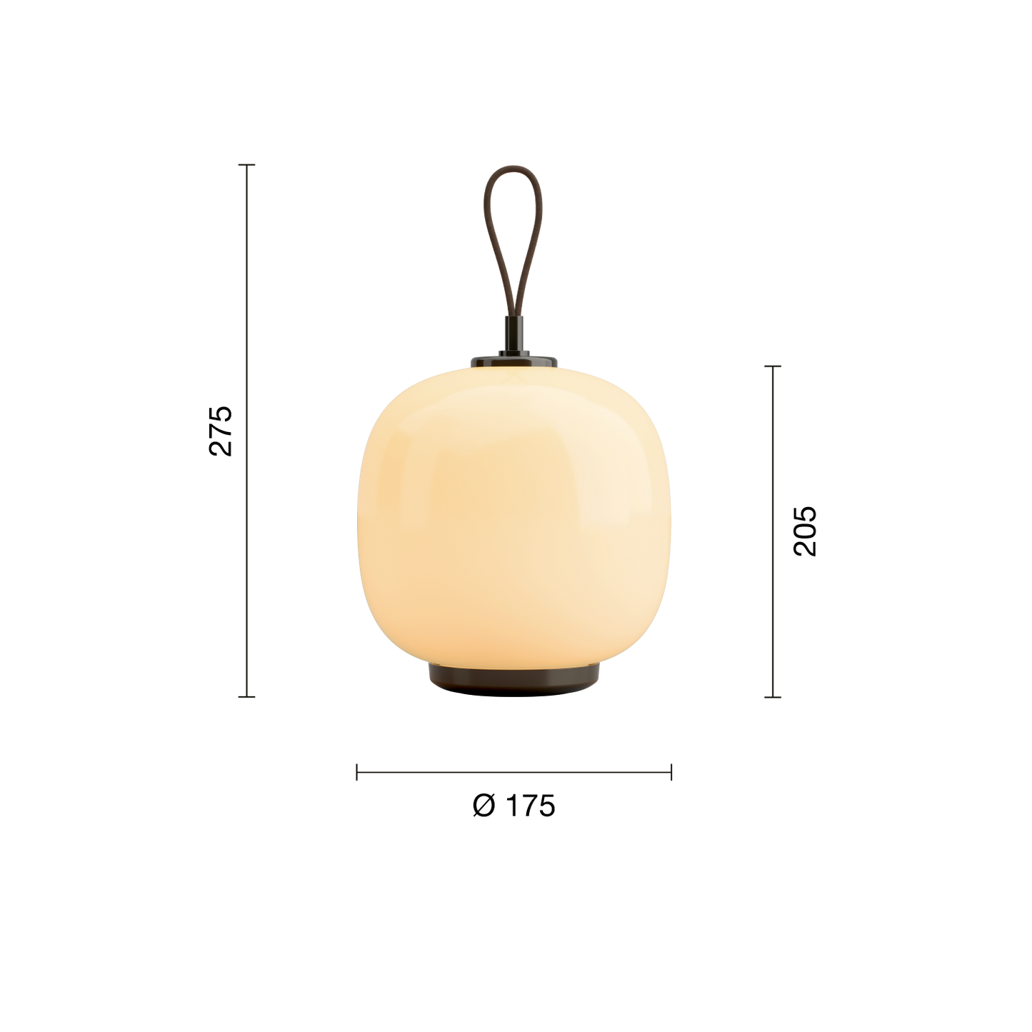 Louis Poulsen VL 45 Radiohus Genopladelig Bordlampe Messing/Gul Glas
