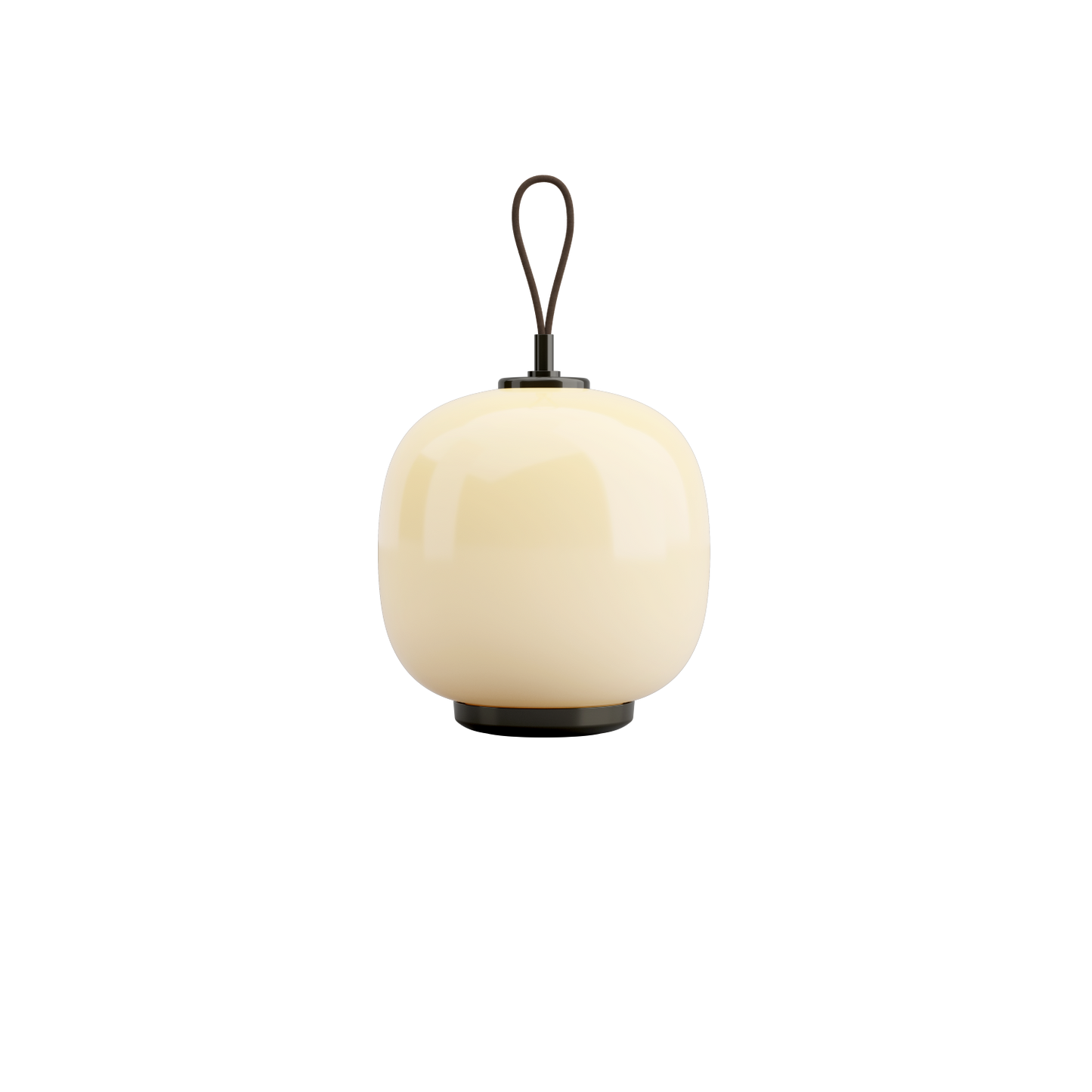 Louis Poulsen VL 45 Radiohus Genopladelig Bordlampe Messing/Gul Glas
