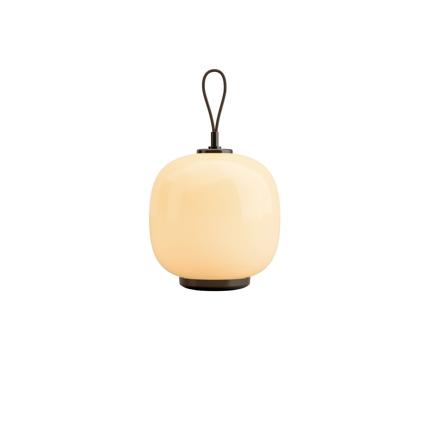 Louis Poulsen VL 45 Radiohus Genopladelig Bordlampe Messing/Gul Glas