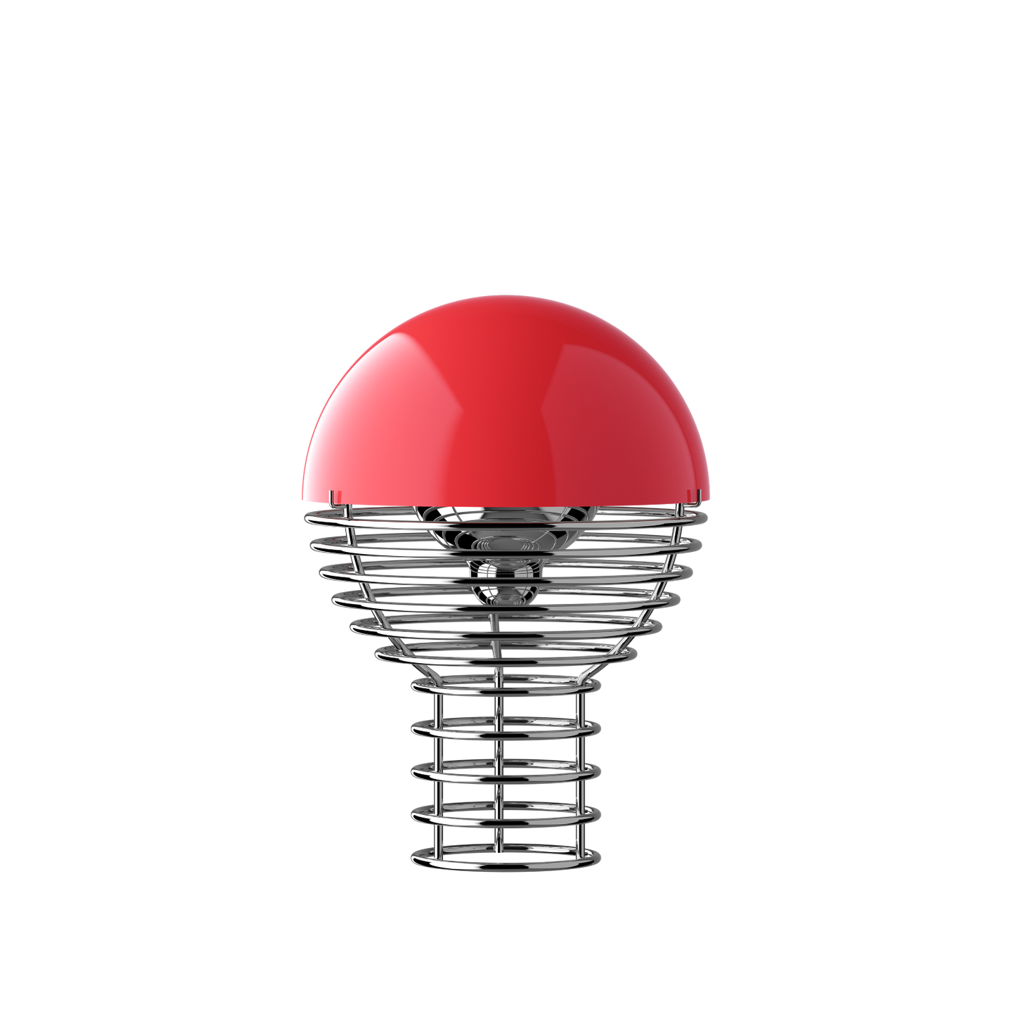 Verpan Wire Genopladelig Bordlampe - Rød