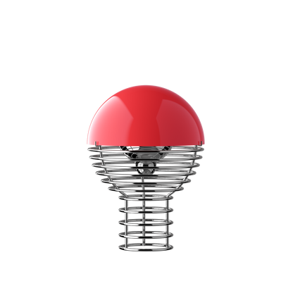 Verpan Wire Genopladelig Bordlampe - Rød