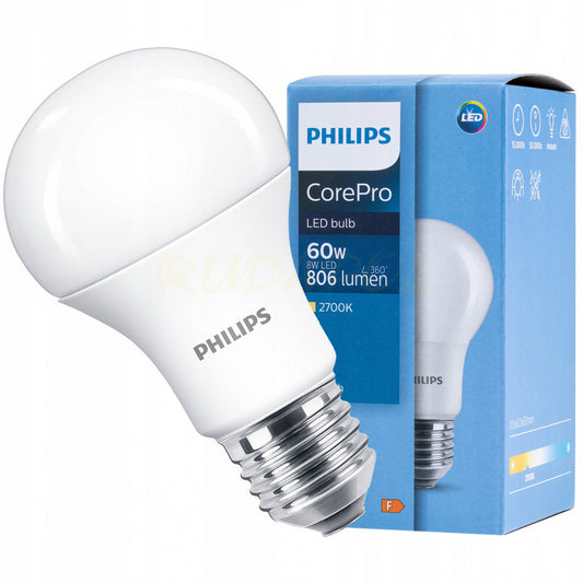 CorePro LED Std A60 8W E27 matt