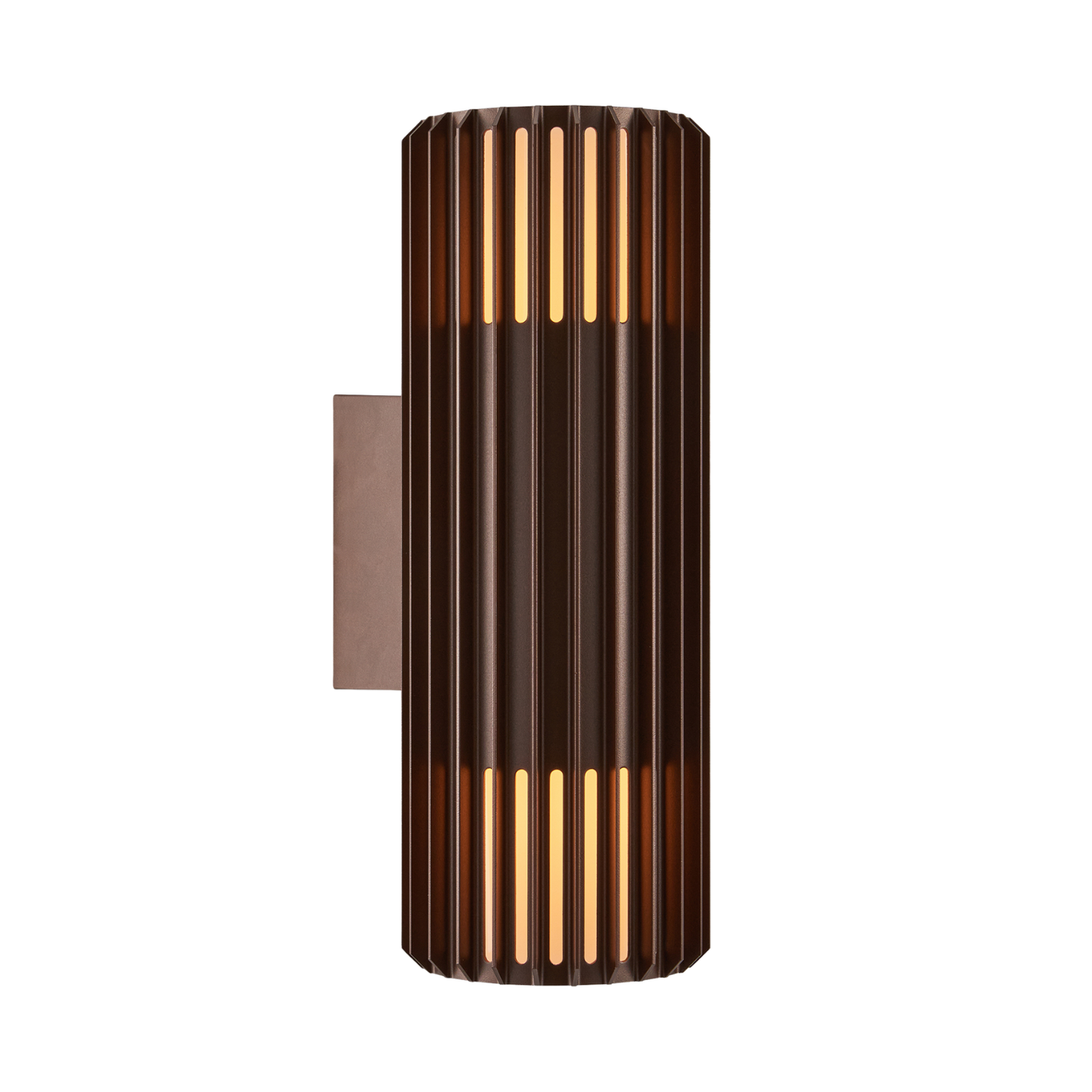 Nordlux Aludra Double Væglampe Seaside metallisk brun