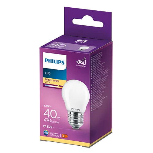 Philips - LED classic 40W P45 E27 WWFRND