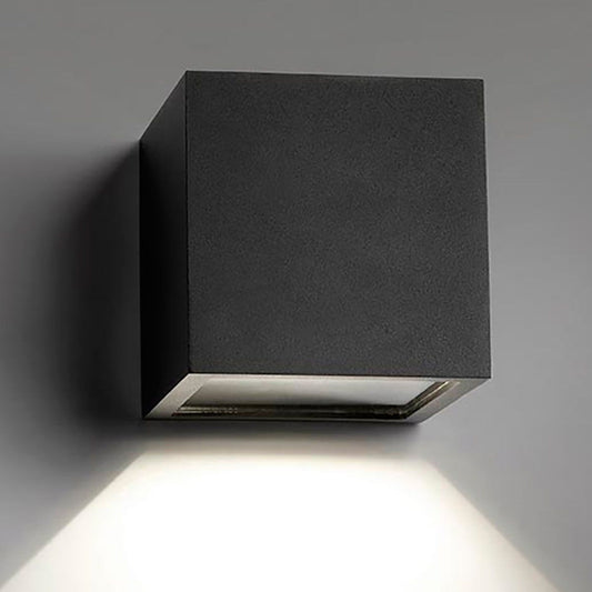 Light Point - Cube LED XL - down - væglampe - sort