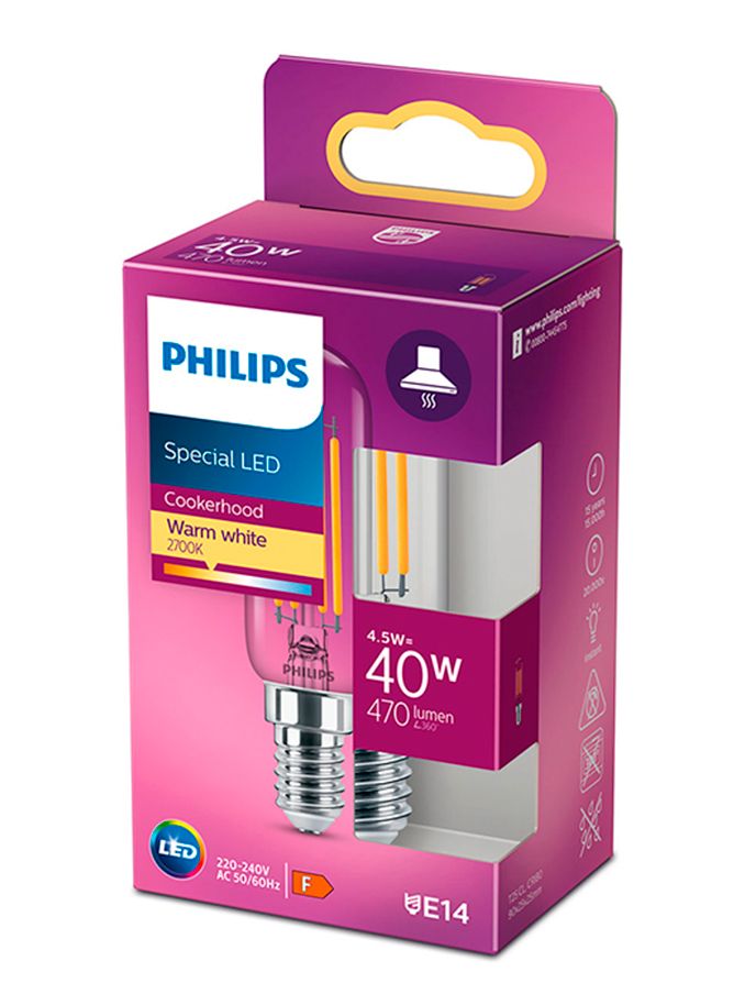 Philips - LED klassisk 40W E14 T25L CL ND