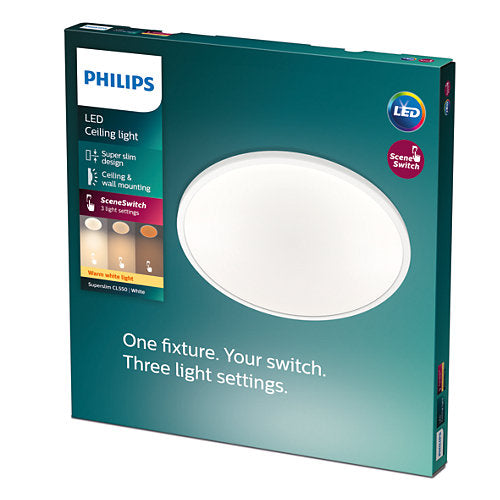 Philips Superslim loftplafond 18W Ø30
