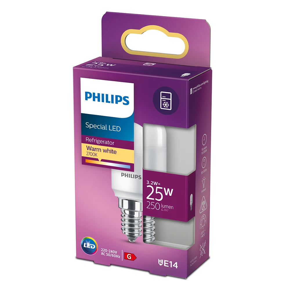 Philips - E14 - 25W kylskåpslampa