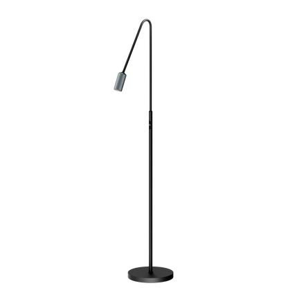 Antidark Decor gulvlampe F1 - Sort/Aluminium