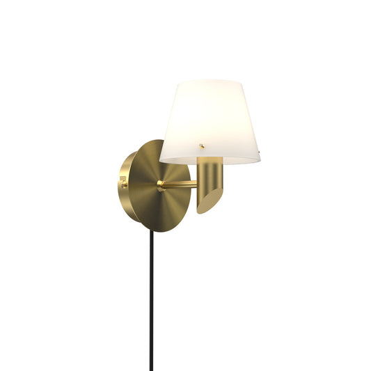 Herstal Gil Væglampe Satin brass
