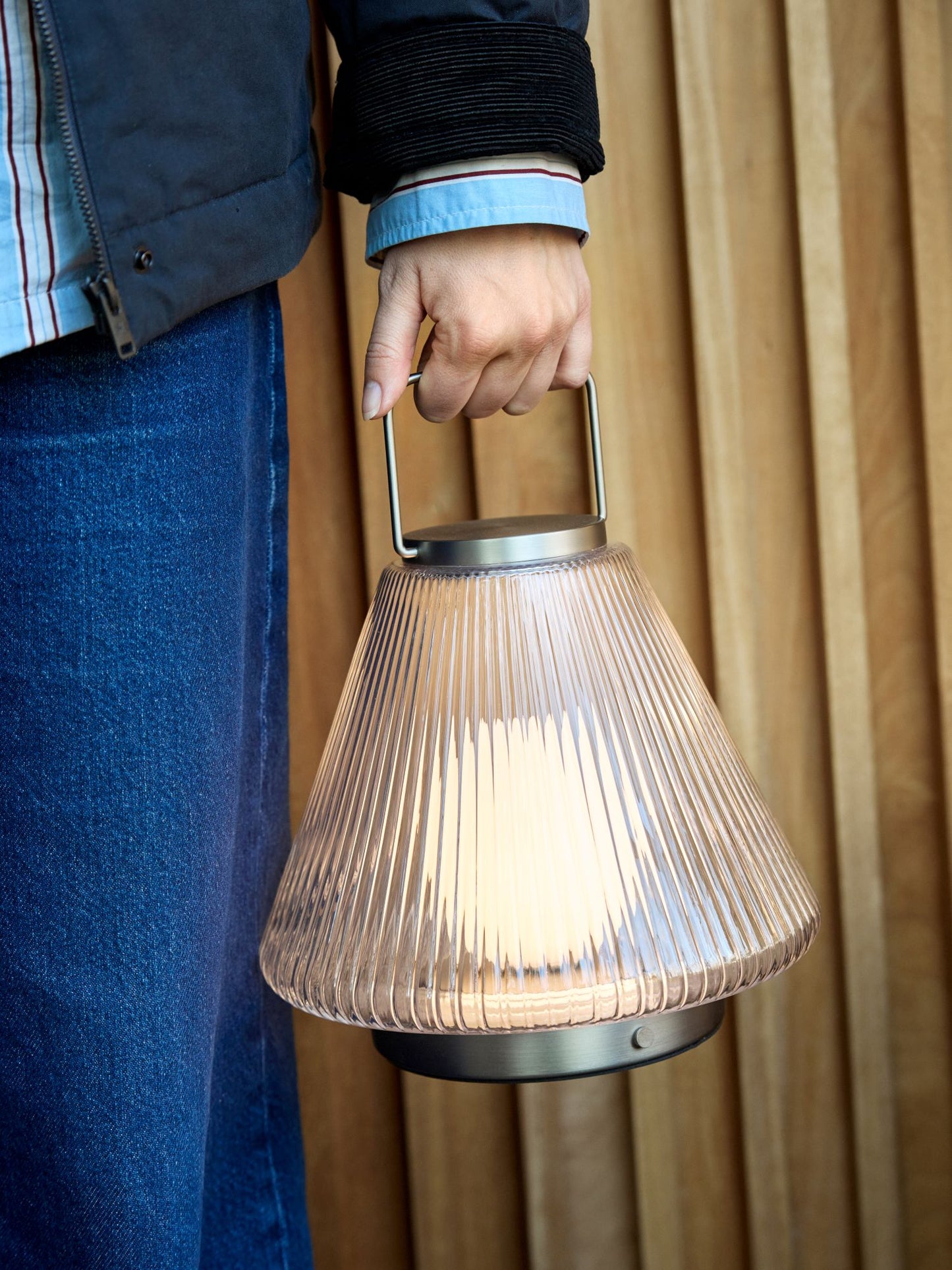 Hübsch Tou Transportabel Lampe Klar