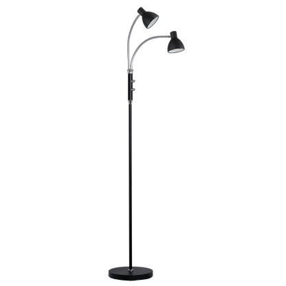 Halo Design Hudson Gulvlampe 2L - Sort