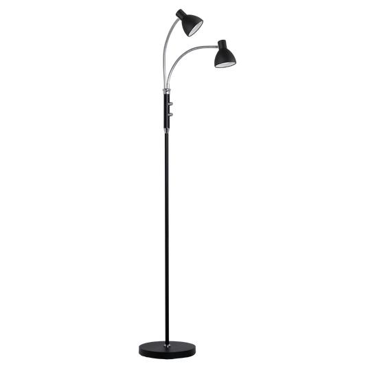 Halo Design Hudson Gulvlampe 2L - Sort