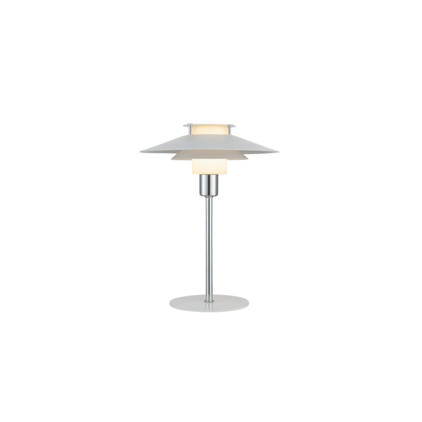 Halo Design Rivoli Bordslampa Ø24 - Vit/Krom