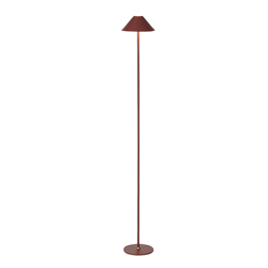 Halo Design Hygge uppladdningsbar golvlampa Ø19 - Rödbrun