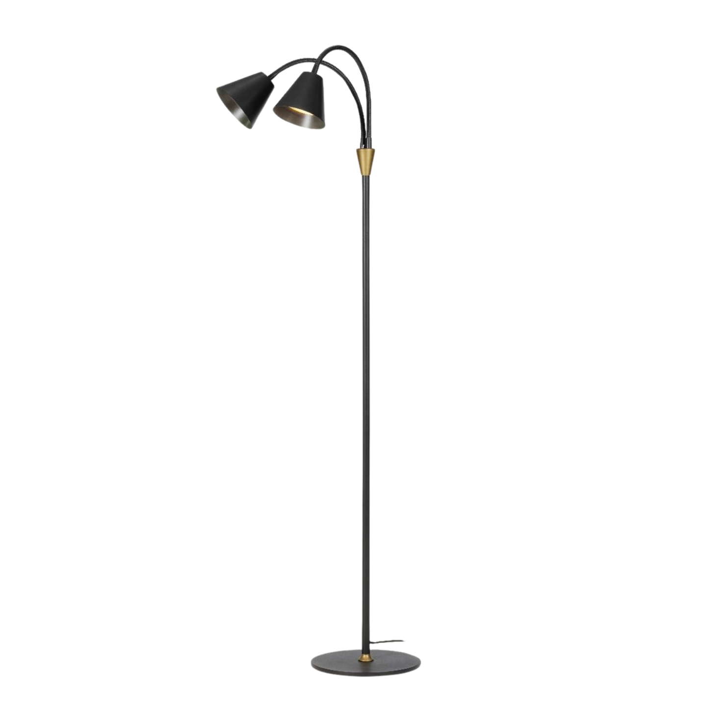 Halo Design Hygge golvlampa 2 armar - Grafitsvart