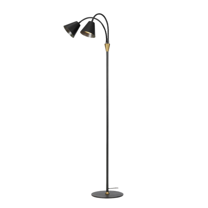 Halo Design Hygge golvlampa 2 armar - Grafitsvart