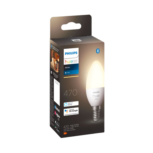 Philips Hue - Hue White E14 ljus med Bluetooth