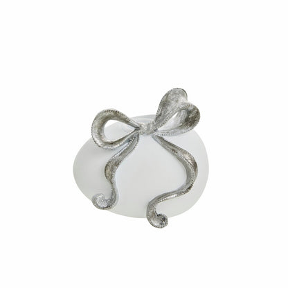 Lene Bjerre Sevinne lysestage påskeæg - hvid/sølv