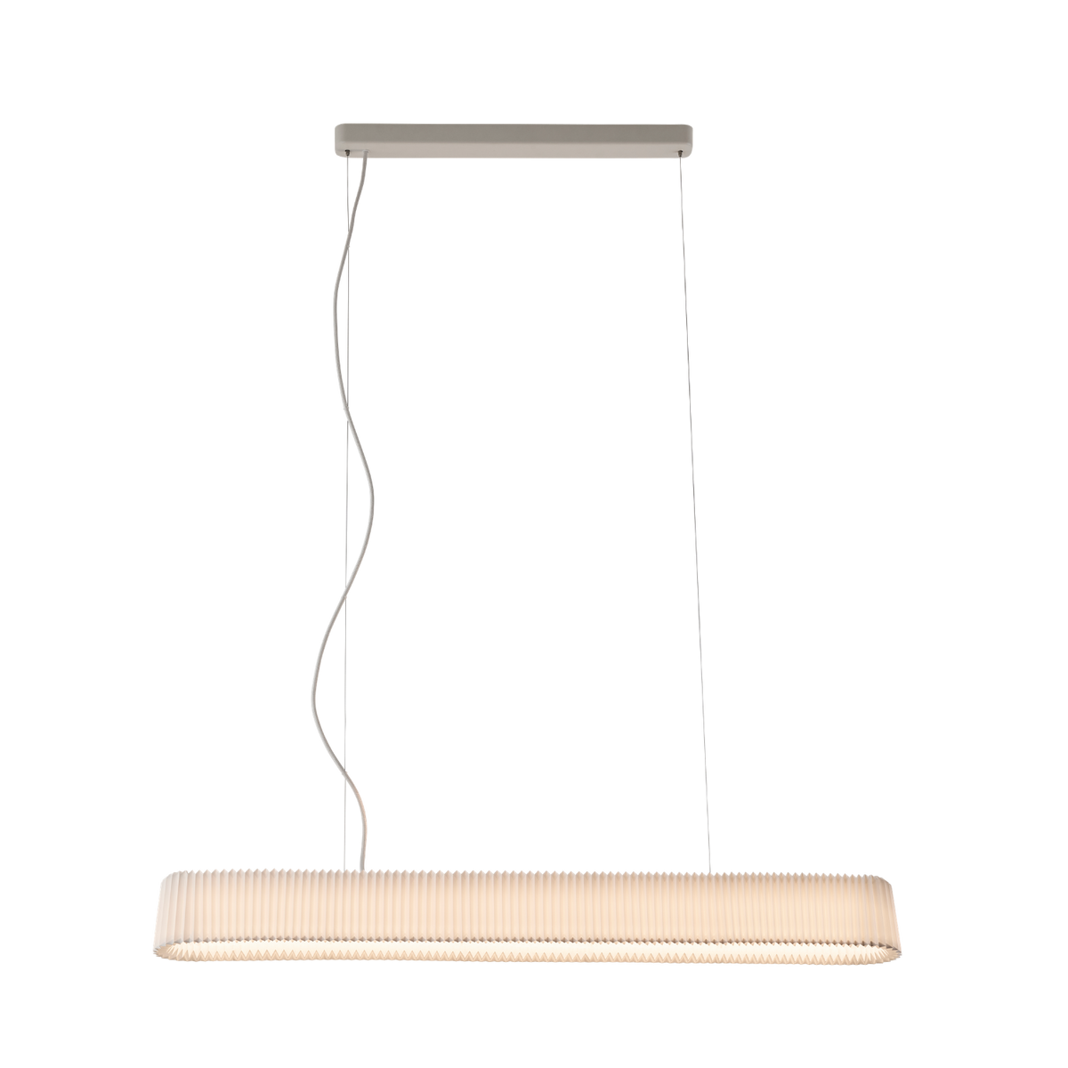LE KLINT Long Pleat pendel – hvid standardskærm