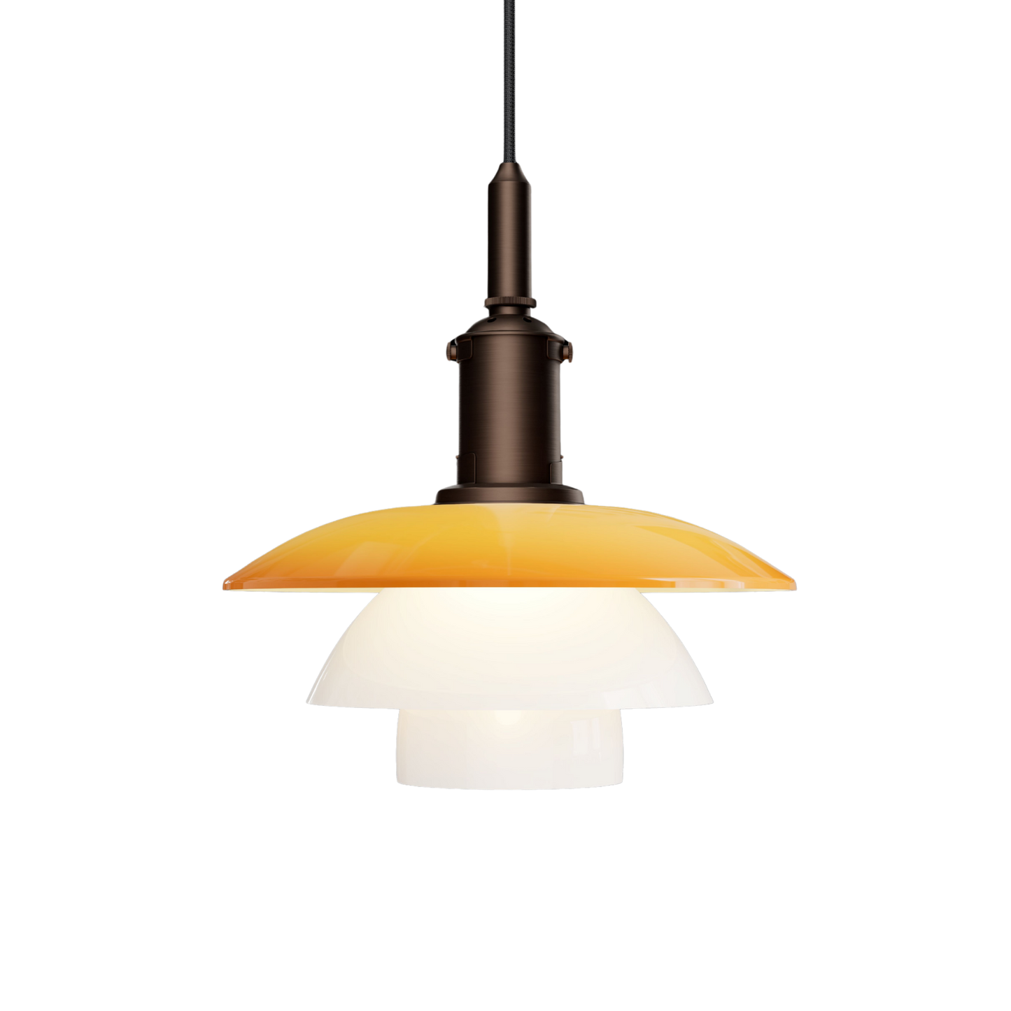 Louis Poulsen PH 3/3 Pendel Centenary Edition Amber/Opal White