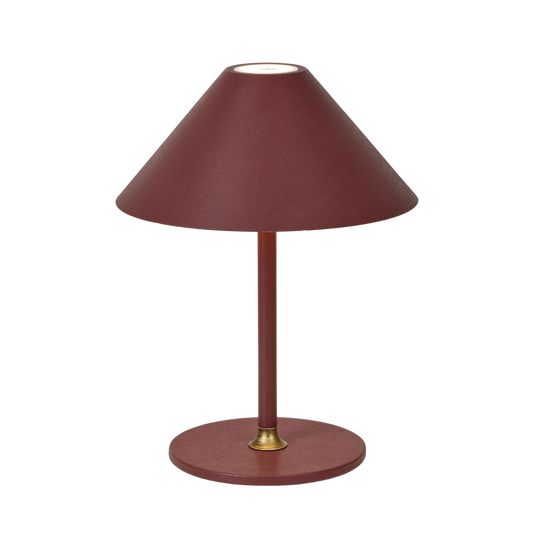Halo Design Cozy Bordslampa Uppladdningsbar Ø19 - Rödbrun