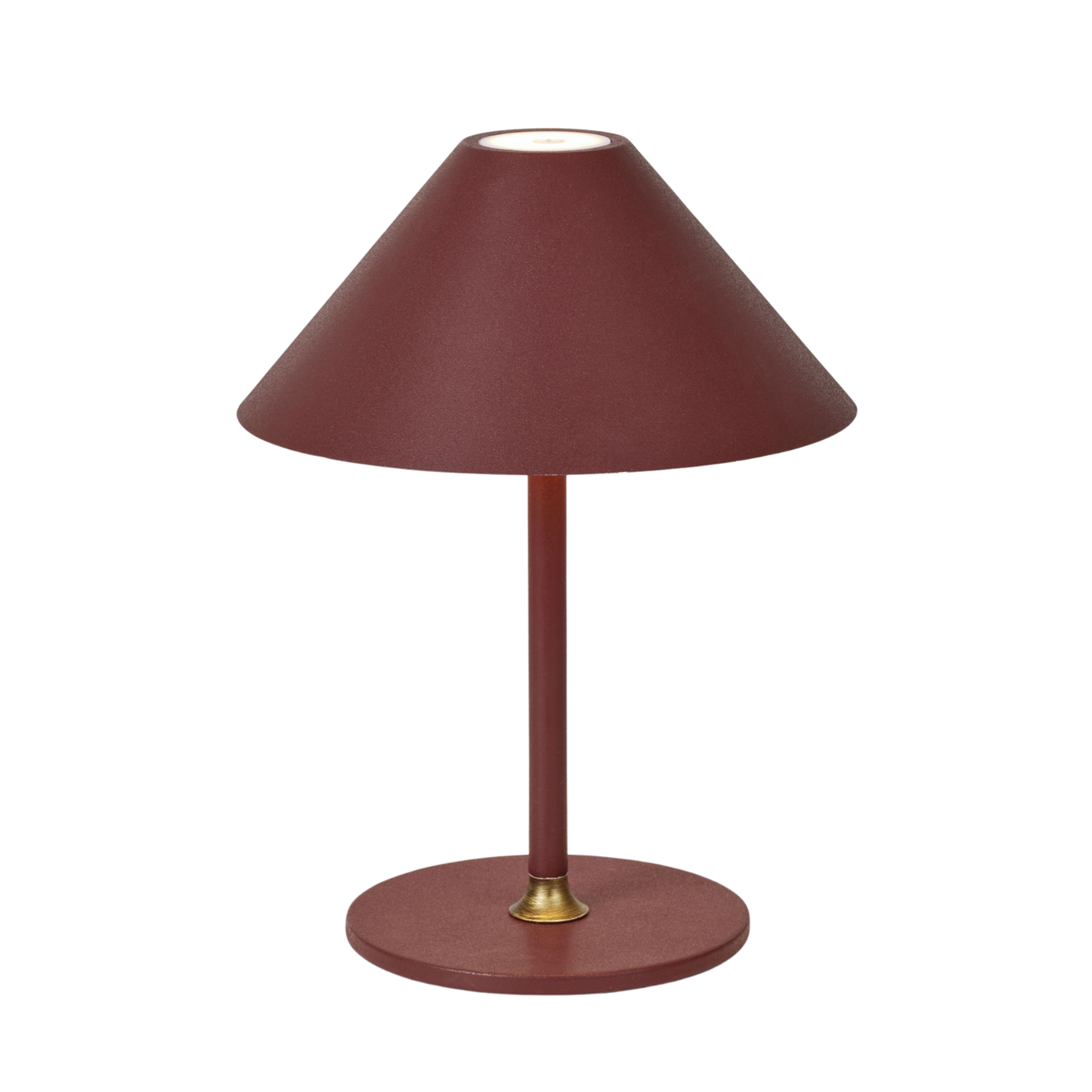 Halo Design Cozy Bordslampa Uppladdningsbar Ø19 - Rödbrun