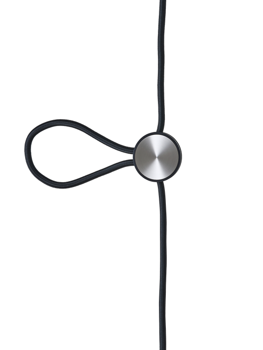 Le Klint Cord adjuster for pendant, black/steel,