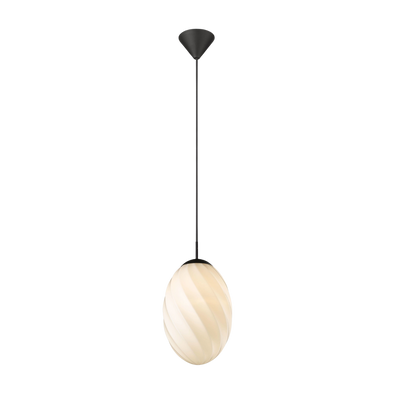 Halo Design Twist Pendel Oval Ø25 - Svart