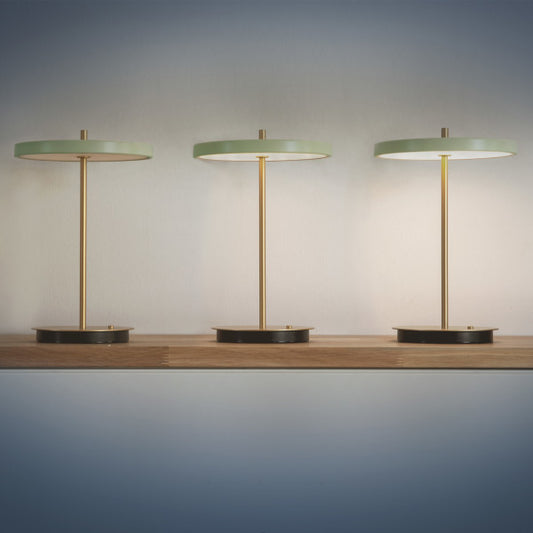 Grøn bordlampe umage